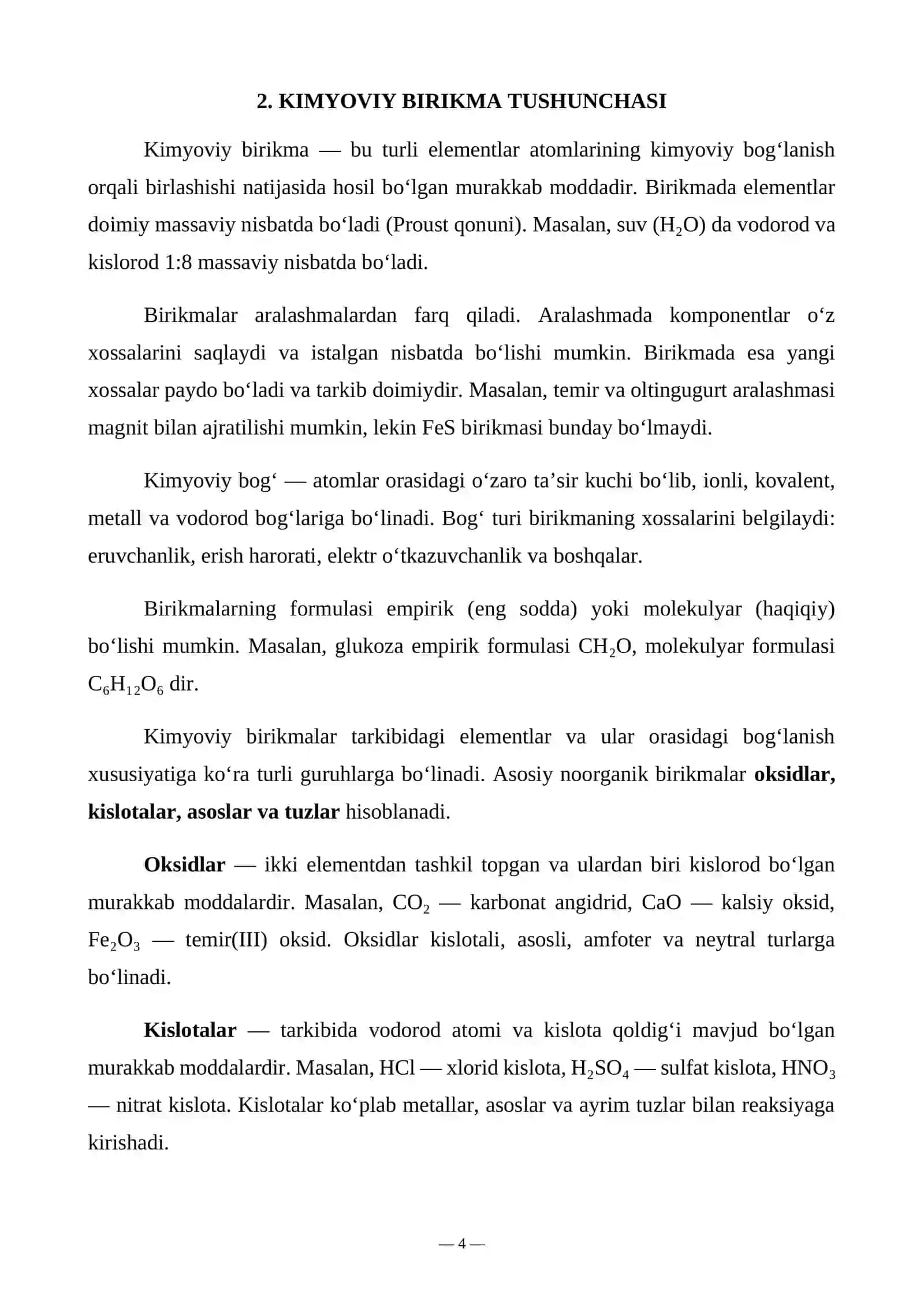 KIMYOVIY BIRIKMALAR VA ULARNING TURLARI 4