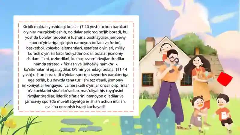 Maktabgacha yoshdagi bolalar yosh guruhlari kesimida harakatli oʻyinlar kartotakasi 4