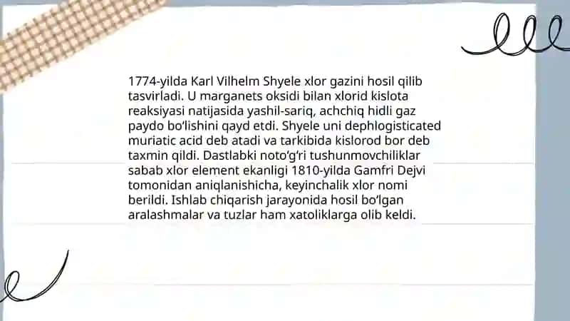 Galogenlarning kashf etilishi 4
