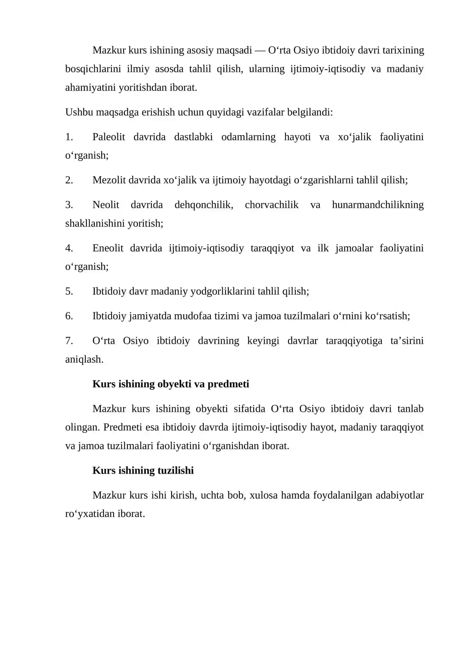 O’rta Osiyo ibtidoiy davri tarixining bosqichlari 4