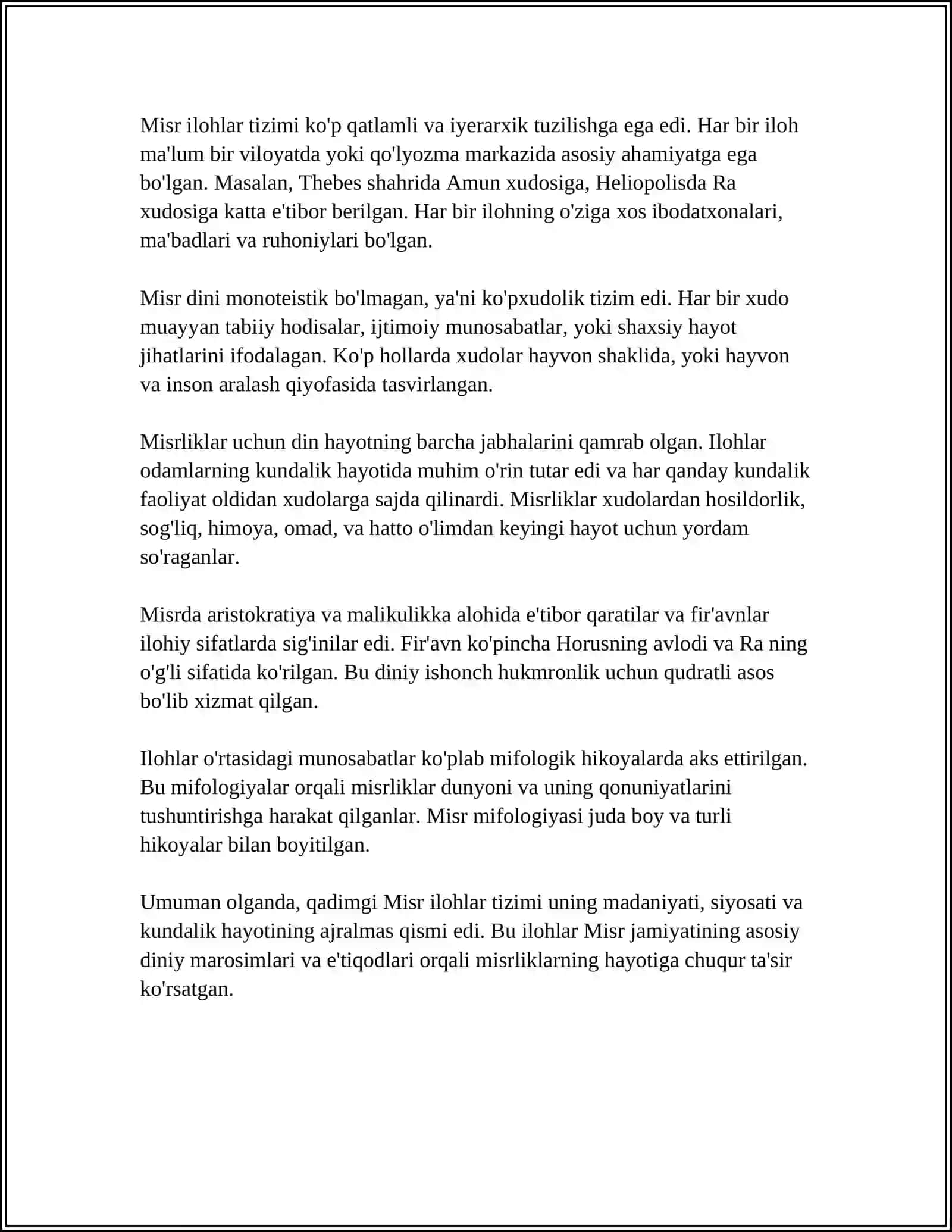 QADIMGI MISRNING DINI 4