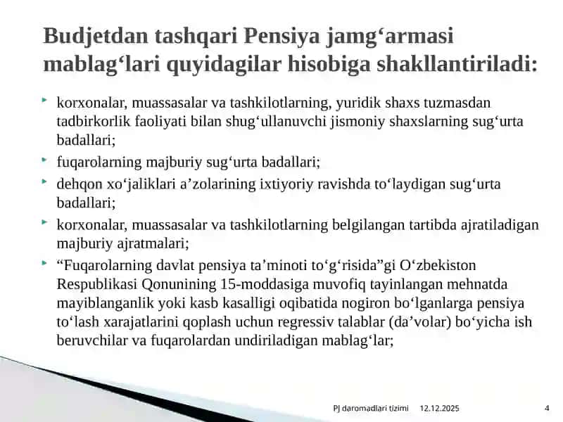 Budjetdan tashqari Pensiya jamg‘armasi vazifalari 4