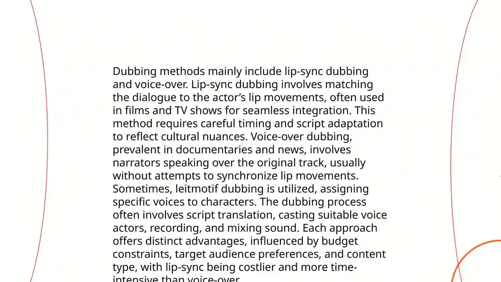 Types of film translation 4
