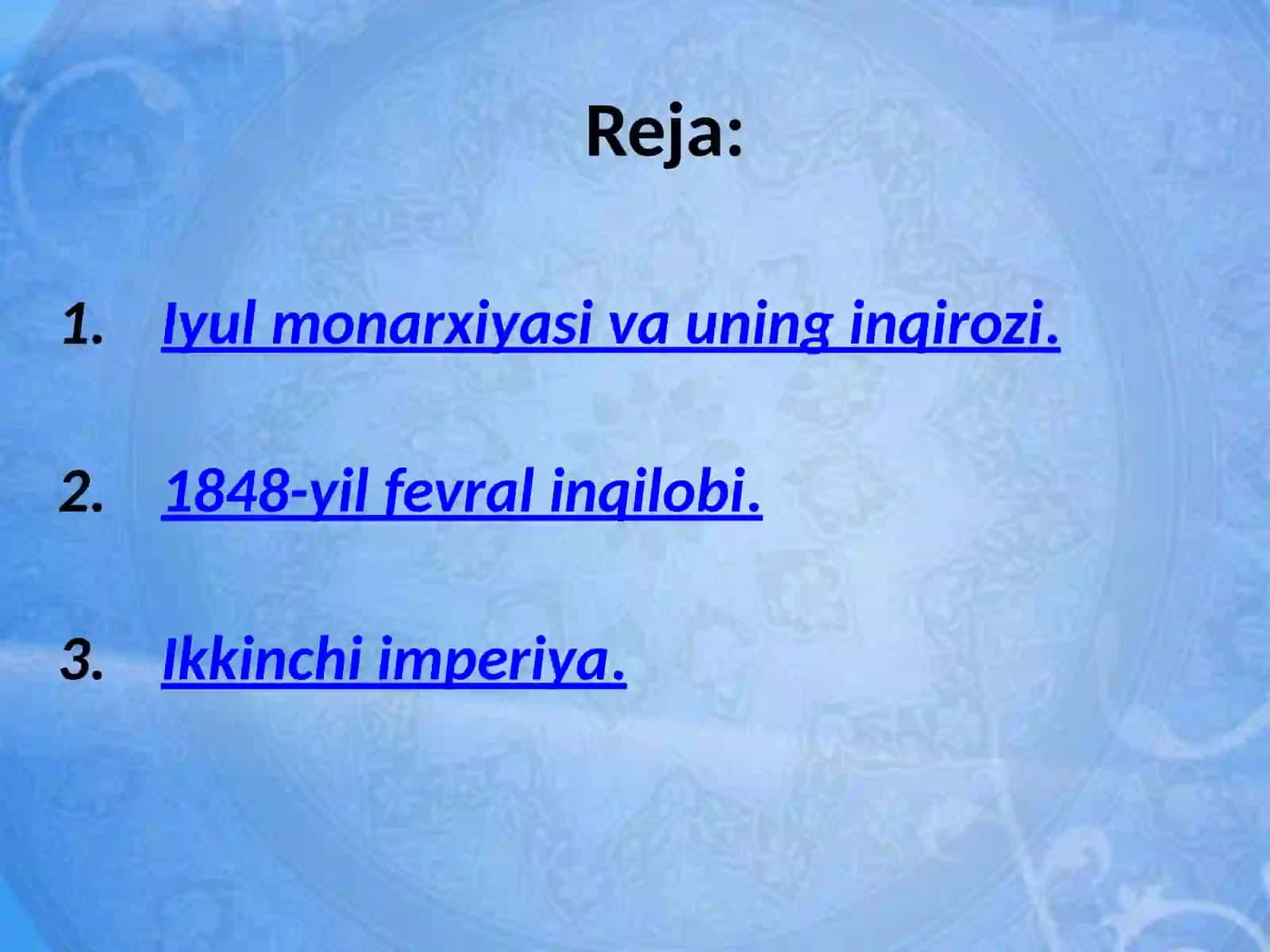 Yangi tarixning birinchi davri (XVI – XIX asrning 60 – yillari) 4