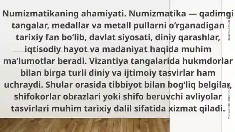 Vizantiya tibbiyotida numizmatika 4
