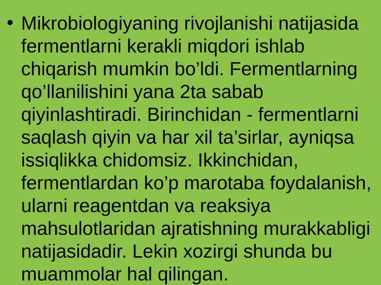 Fermentlarni immobillizatsiya qilish 4