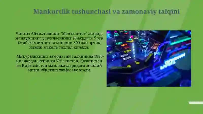 Kompyuter O'Yinlari va Mankurtlash Vositalari 4