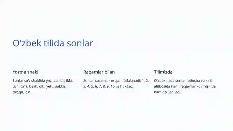 Sonlarning Otlashuvi 4