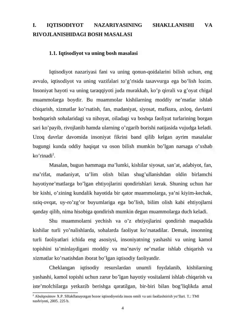 IQTISODIYOT NAZARIYASINING FAN SIFATIDA SHAKLLANISHI 4