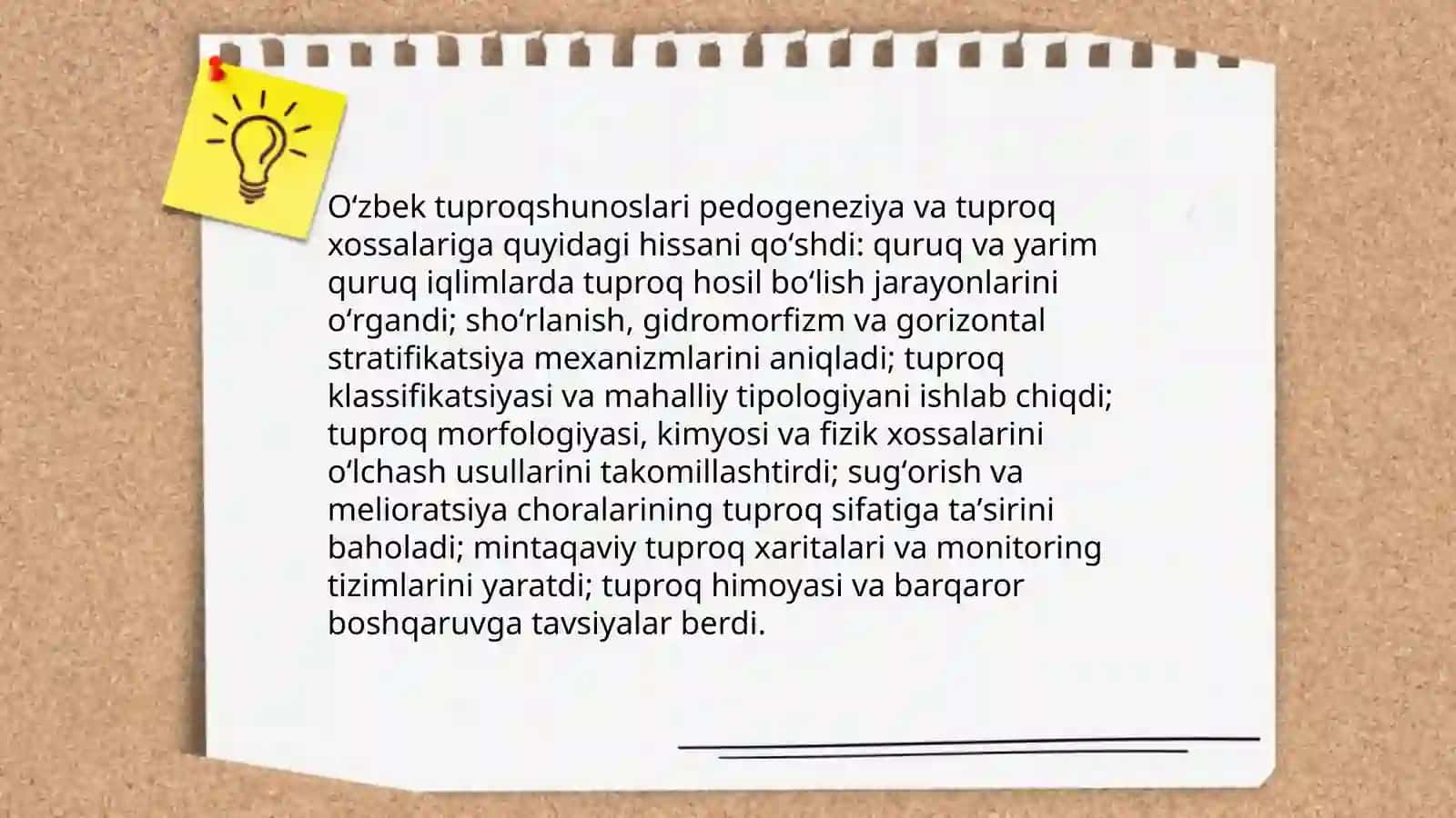 Tuproqlar georafiyasining rivojlanishiga hissa qoʻshgan Oʻzbek olimlari 4