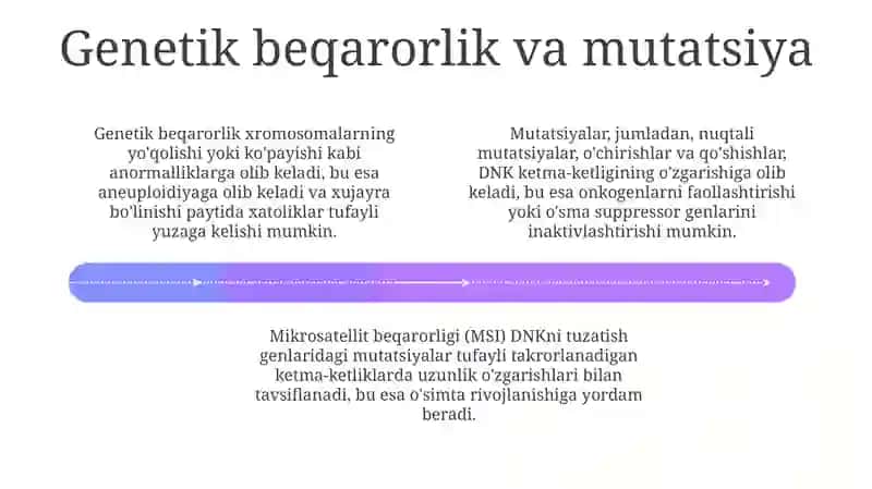 Konserogenizning biologik va genetik asoslari 4