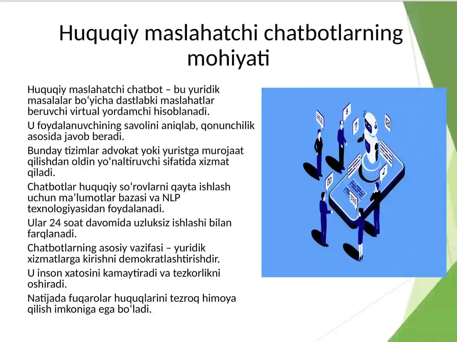 Huquqiymaslahatchichatbotlarvaularningimkoniyatlari 4