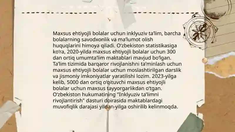 Inklyuziv taʼlimga jalb qilish bosqichlari 4