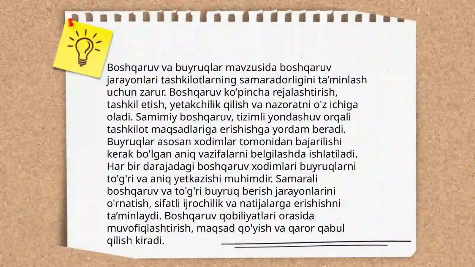 Buyuq va buyruqlarda ko’chirma 4