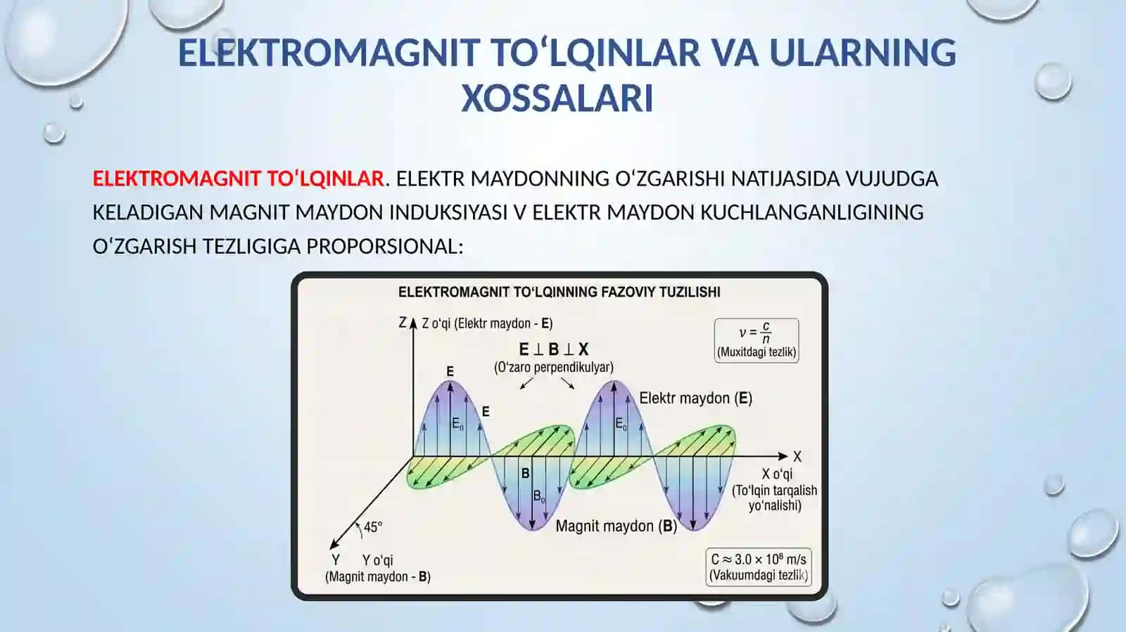 FIZIKA 2 FANIDAN TAYYORLAGAN TAQDIMOT 4
