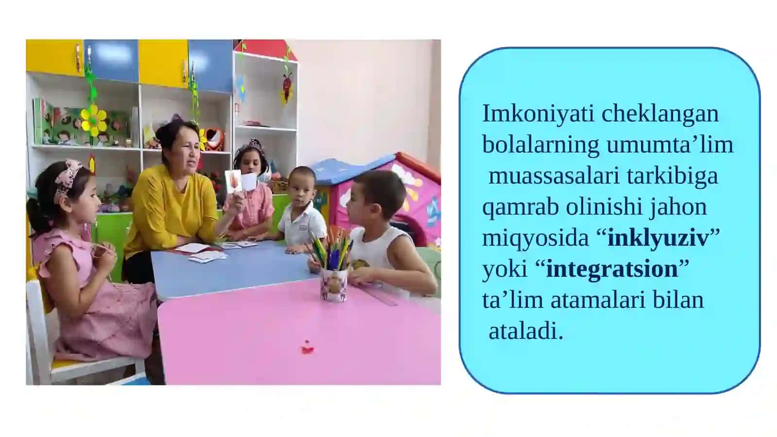 4-mavzu:Inklyuziv vaintegratsion ta’limningqiyosiytahlili 4