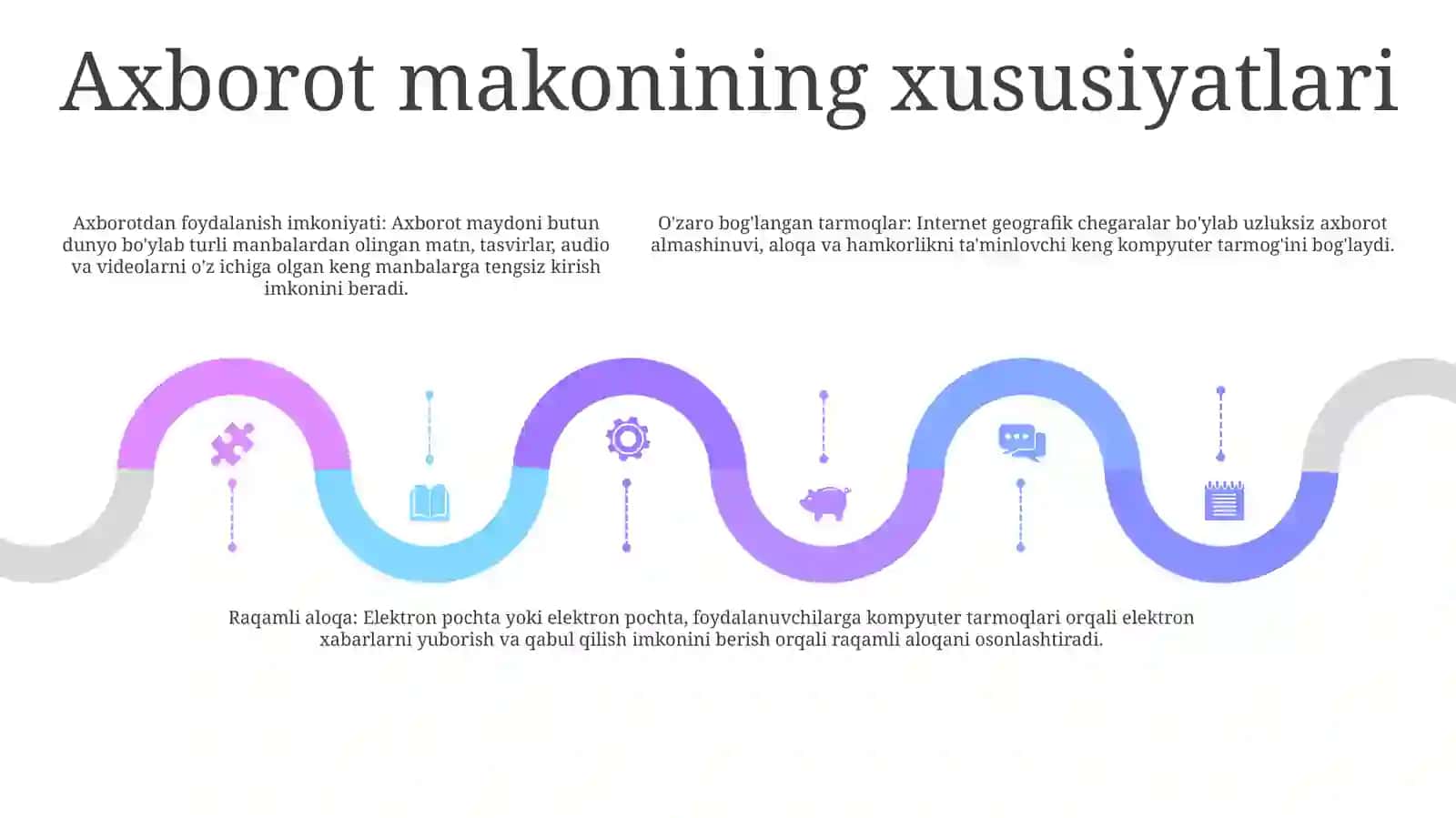 Internet Tarmoqlarida Axboro Makoni Haqida Tushuncha Berish. Elektron Pochtalar Bilan Ishlashni OʻRgatish 4