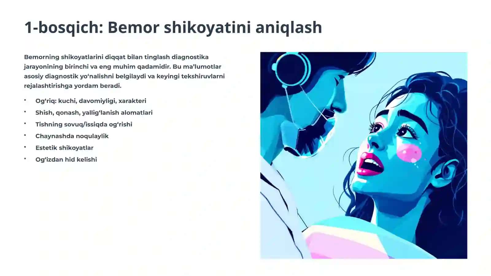 Diagnostika jarayonining qoidalari (algoritmi) 4
