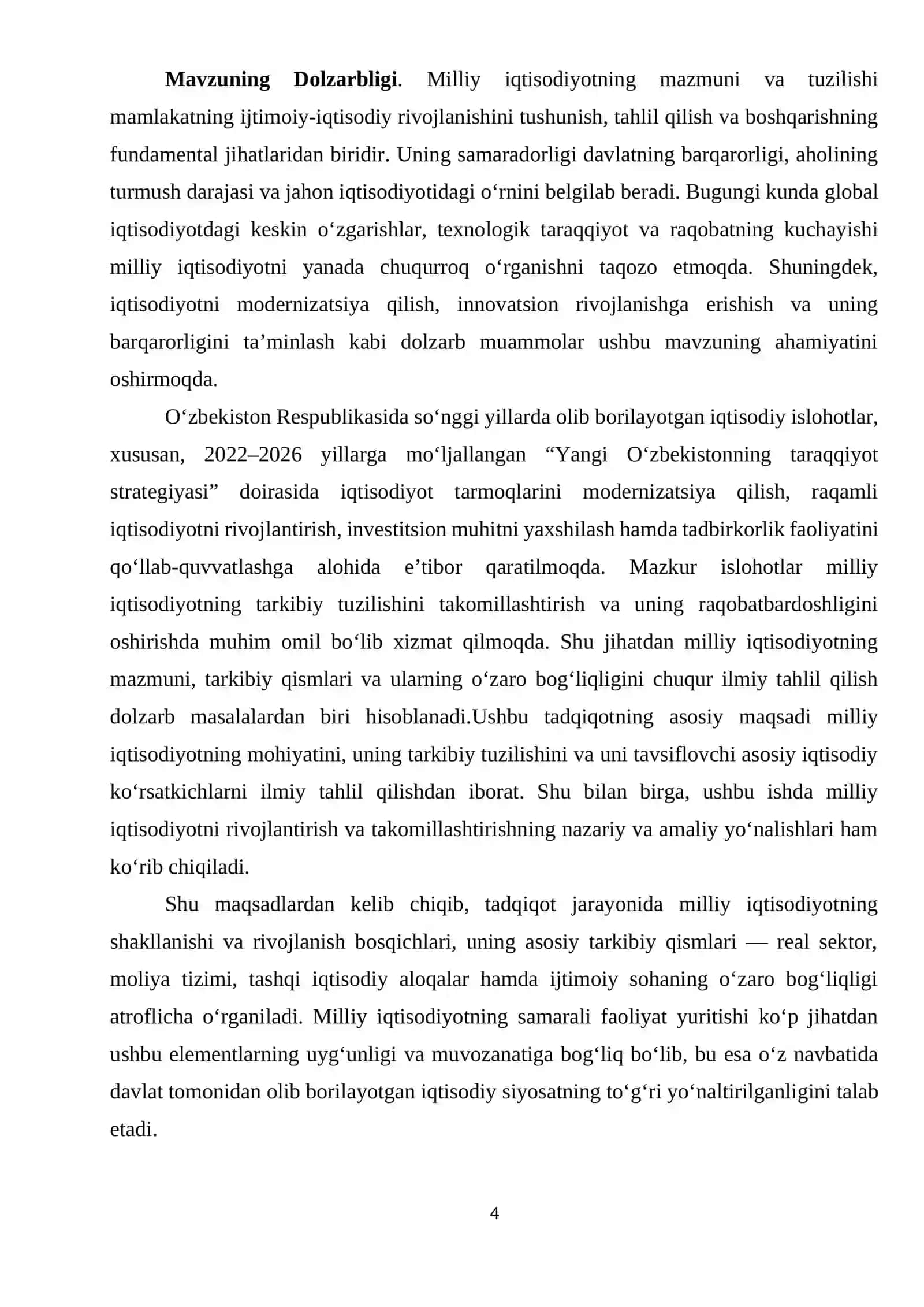 Milliy iqtisodiyotning mazmuni va uning tuzlishi 4