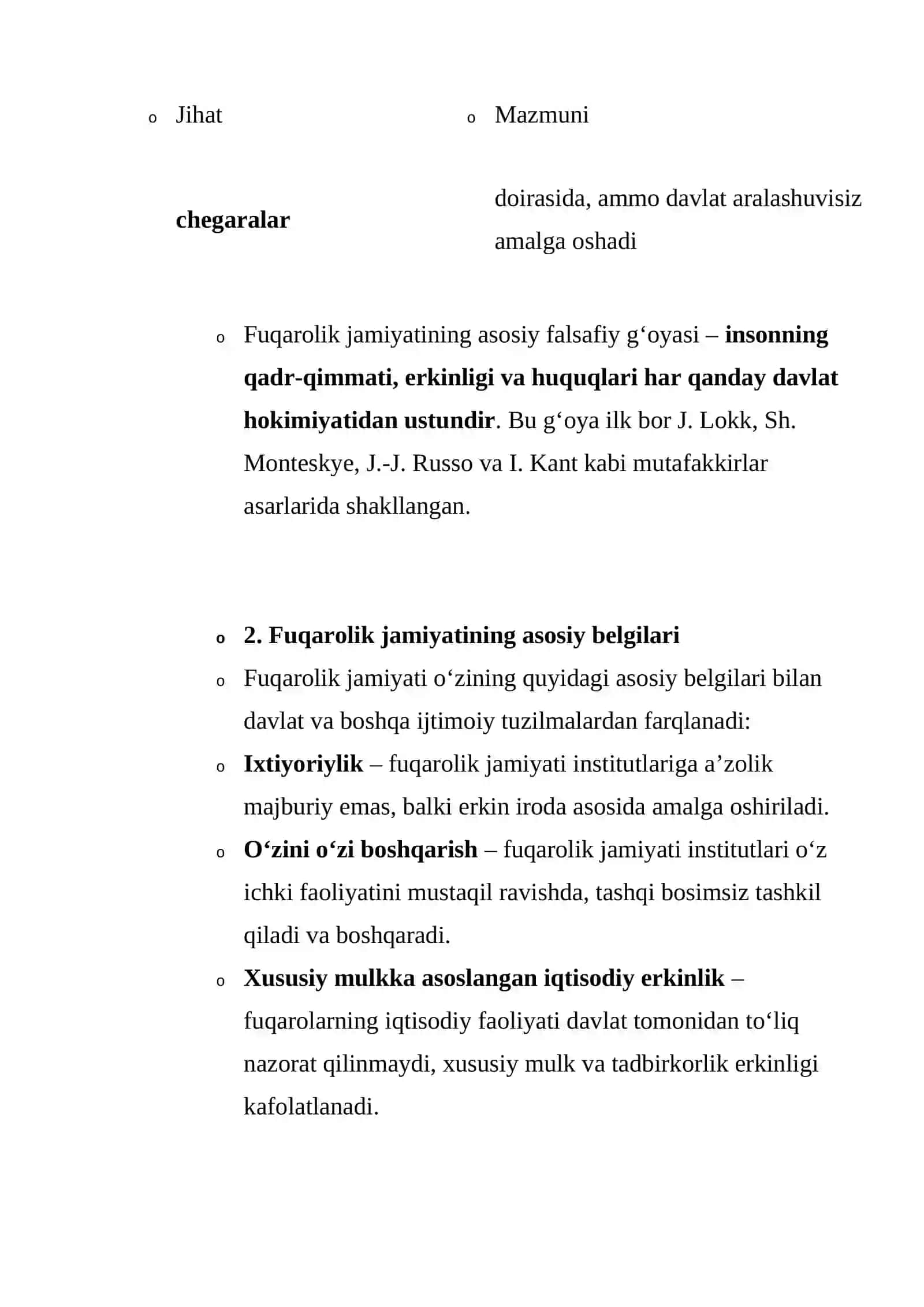 Fuqarolik jamiyati tushunchasi, uning asosiy belgilari va shakllanish tamoyillari 4