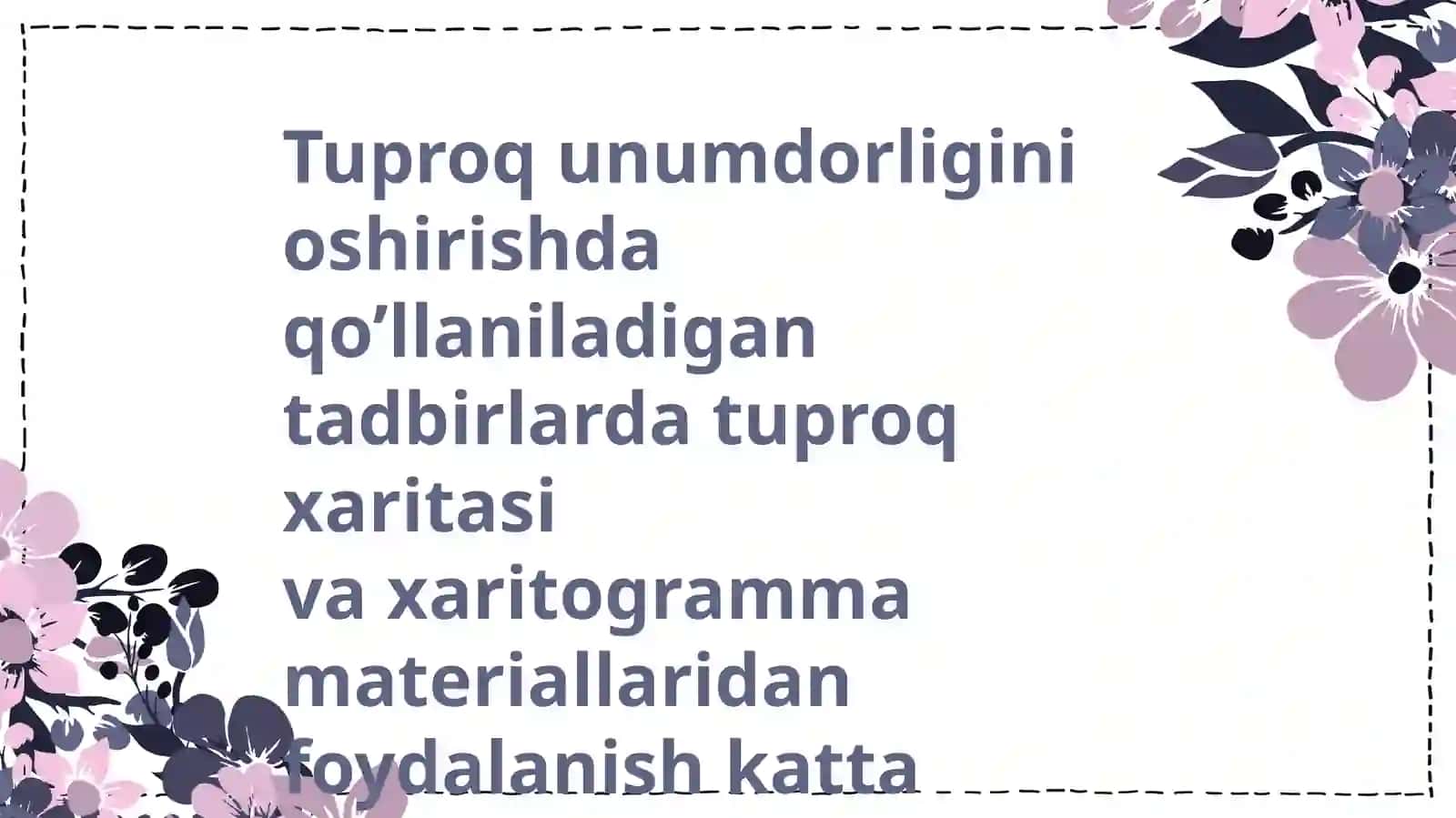 Yer kadastri va tuproq bonitirovkasi asoslari 4