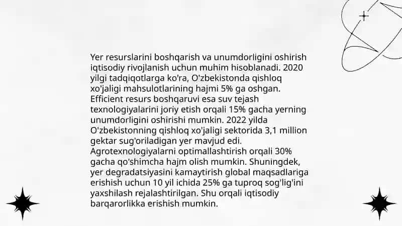 Agrar siyosat, oziq-ovqat ta'minoti va xavfsizligi muammolari 4