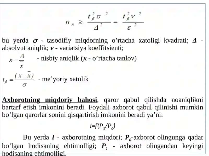 Texnik tizimlarni axborot bilan ta’minlash va ularni boshqarishda qo’llaniladigan hujjatlar va hujjatlar yuritish 4