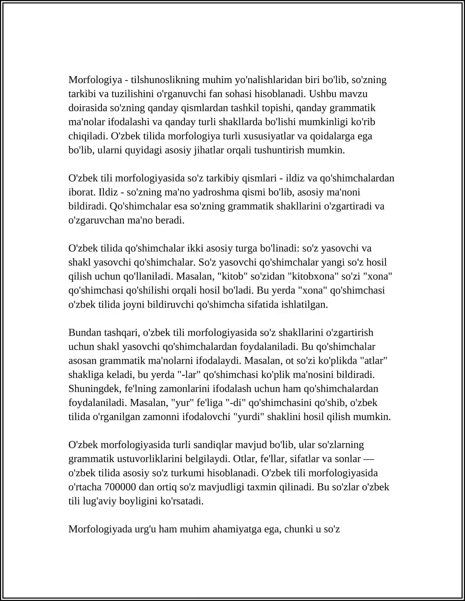ZAMONAVIY TILSHUNOSLIKNING TARMOQLARI VA YO'NALISHLARI 4