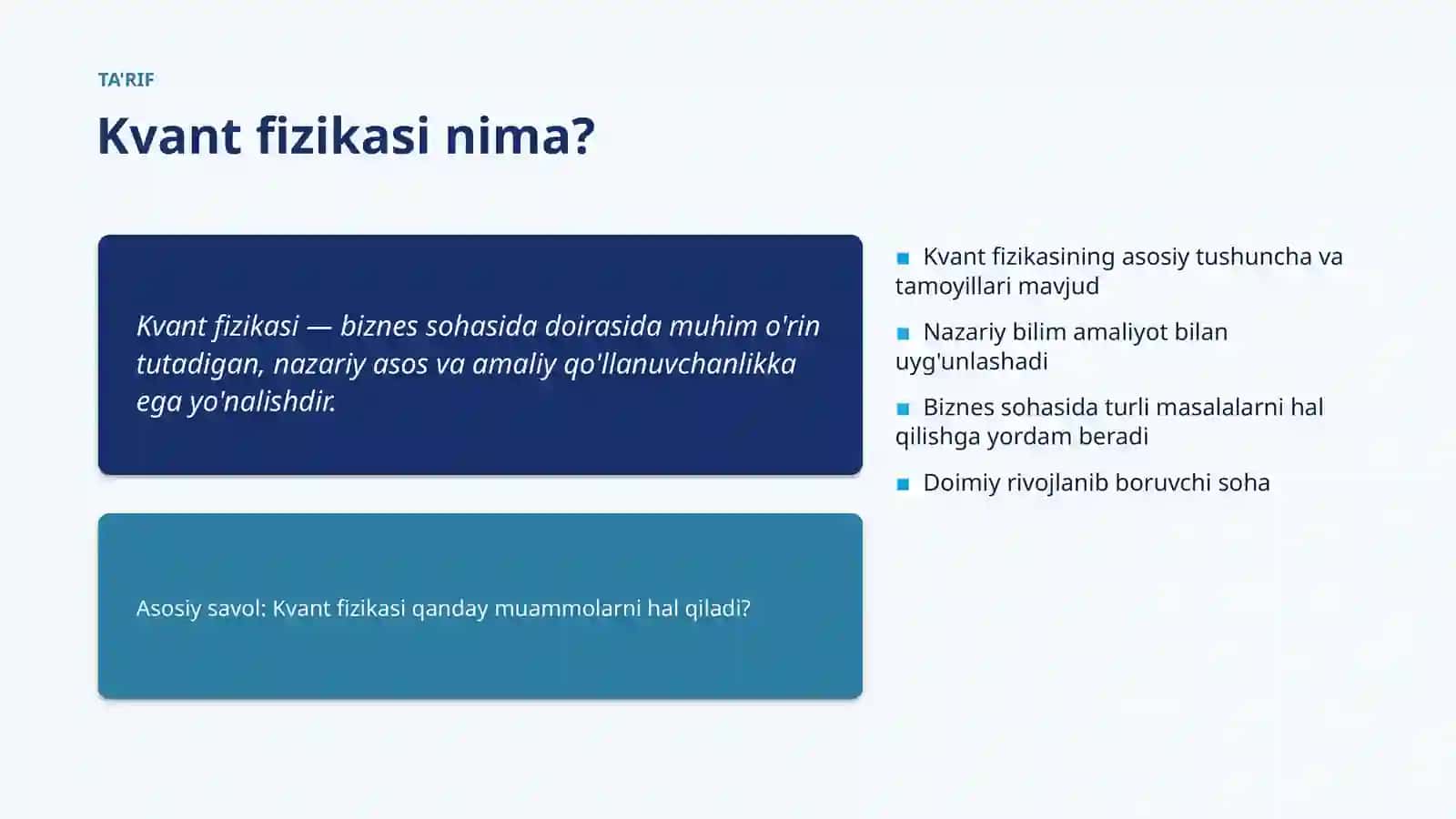 Kvant fizikasi 4