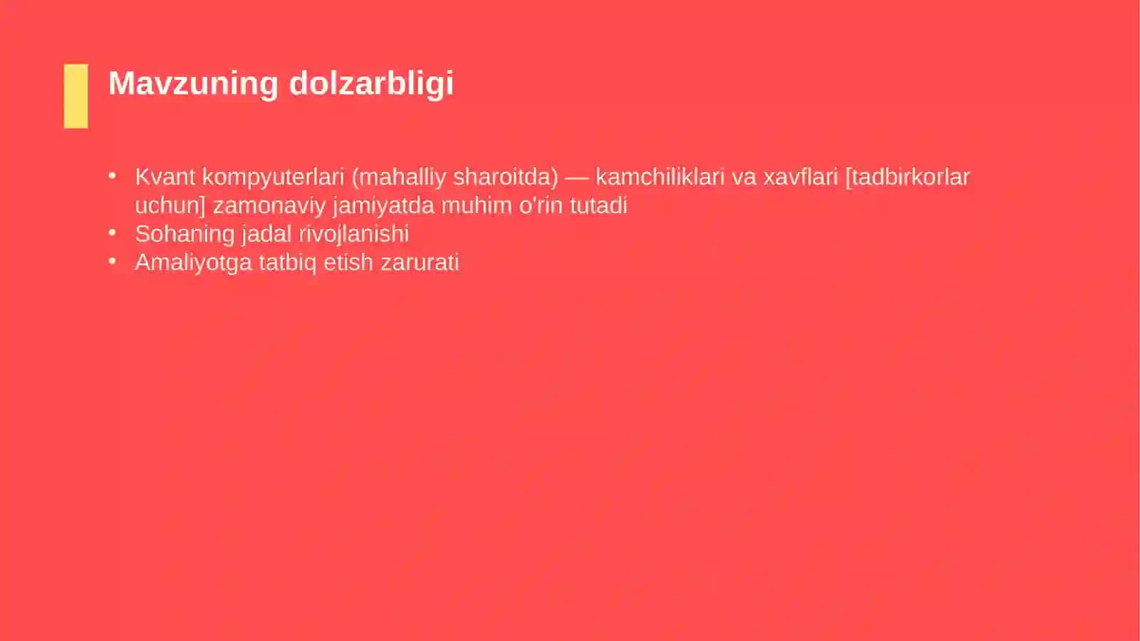 Kvant kompyuterlari (mahalliy sharoitda) — kamchiliklari va xavflari [tadbirkorlar uchun] 4