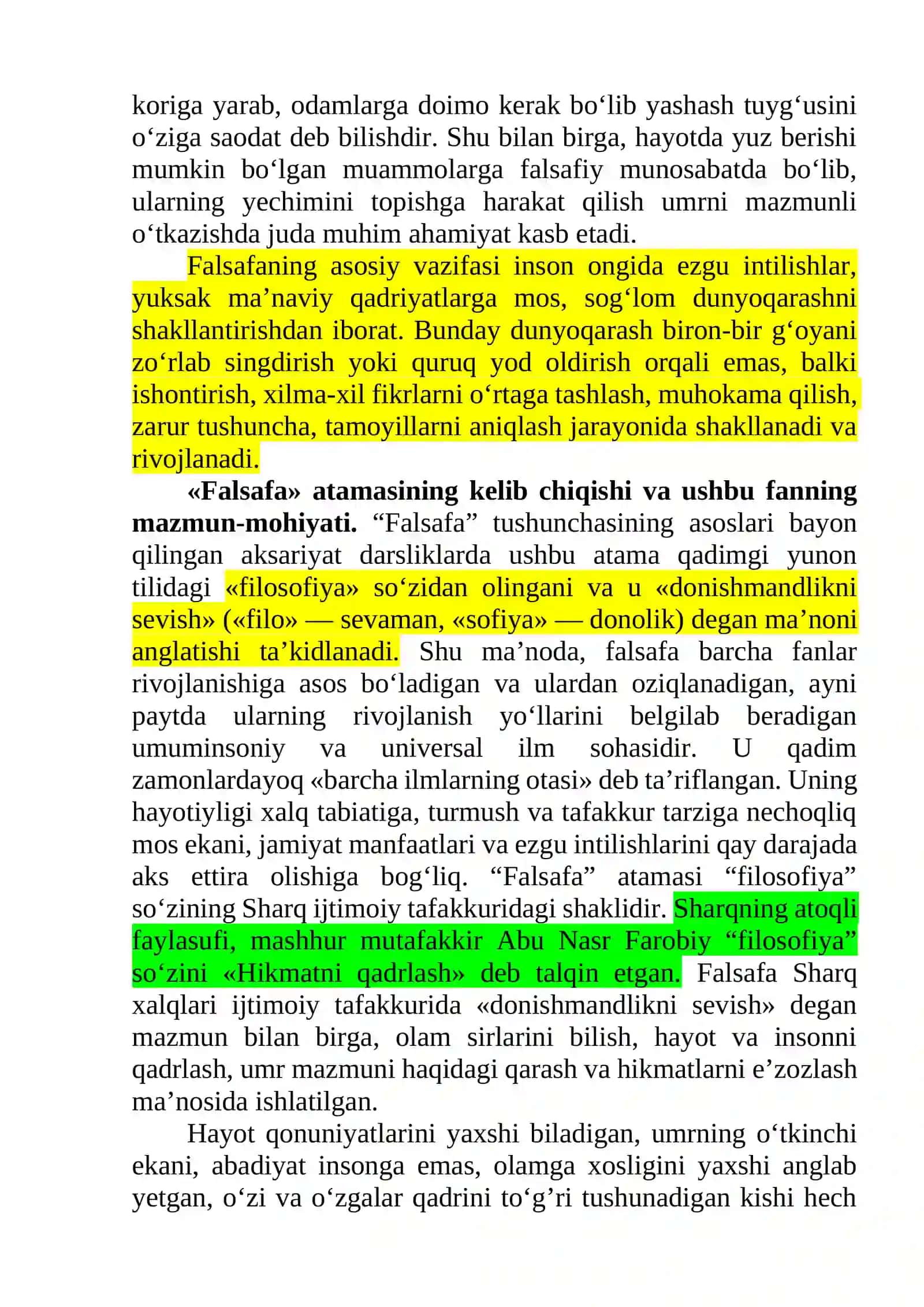 Falsafaning mohiyati va jamiyat taraqqiyotidagi roli 4