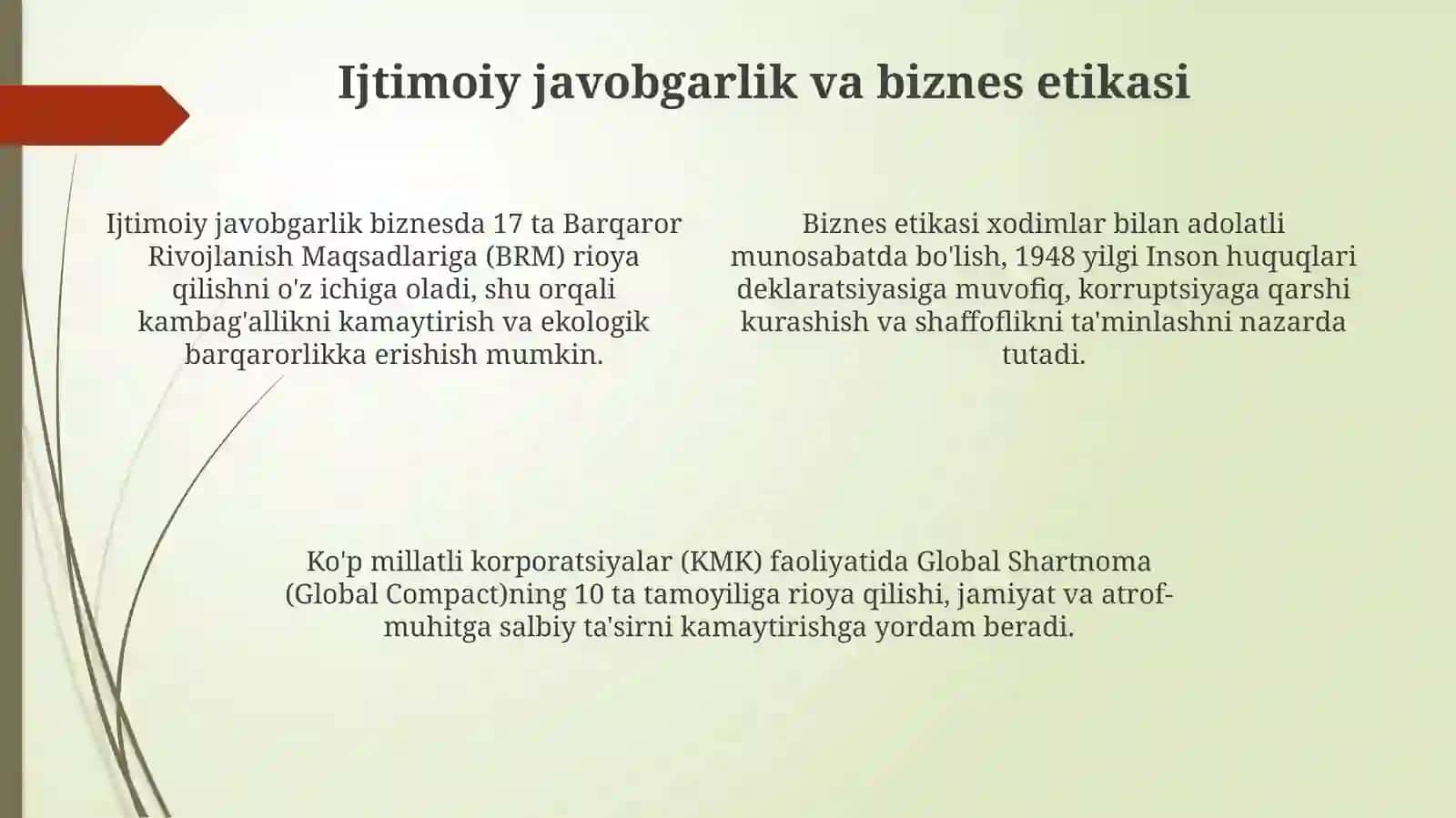 Biznes yuritishda ijtimoiy ekologik omillar 4