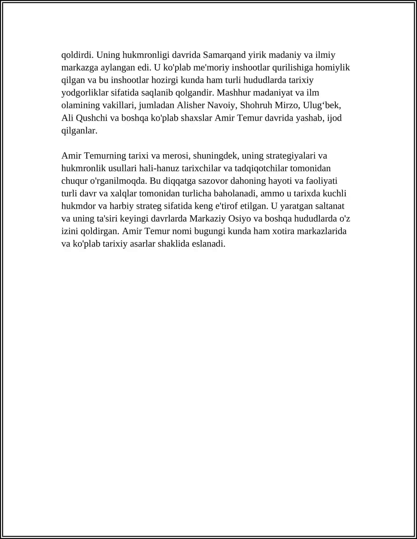 AMIR TEMUR HAQIDA 4