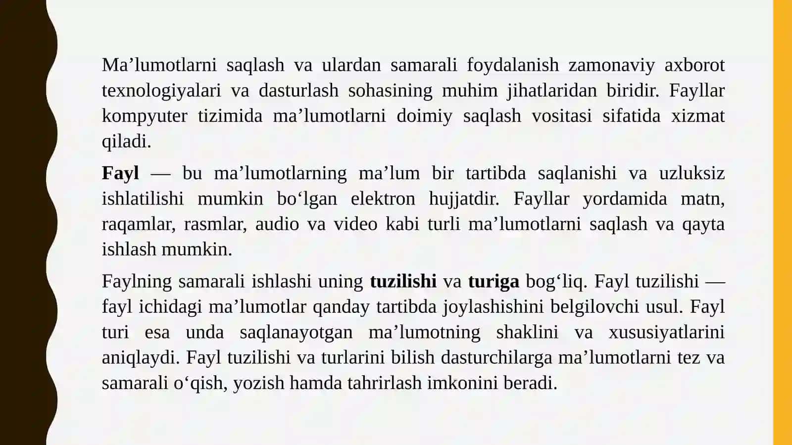 Fayltuzilishivaturlari 4