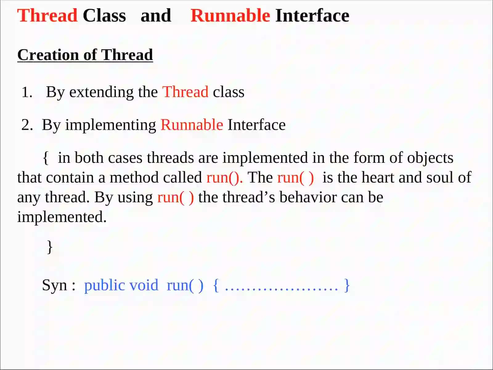 Multitasking in Java 4