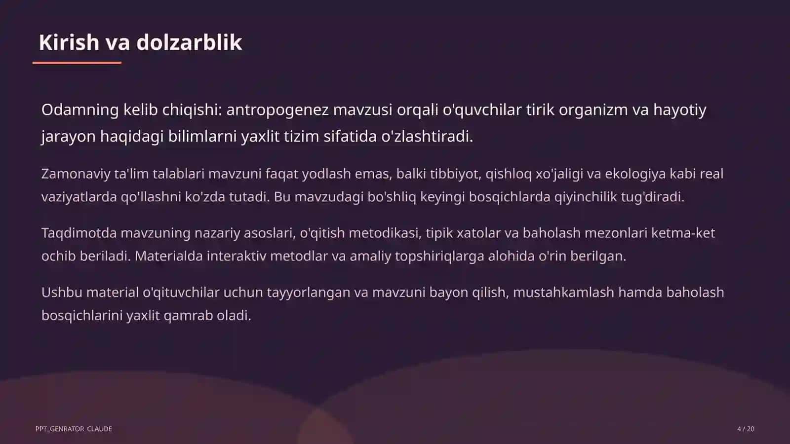 Odamning kelib chiqishi: antropogenez (11-sinf) 4