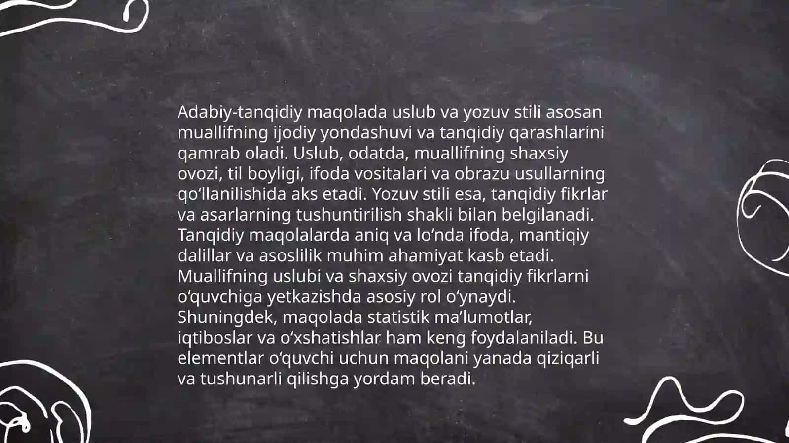 Adabiy-tanqidiy maqola janri 4