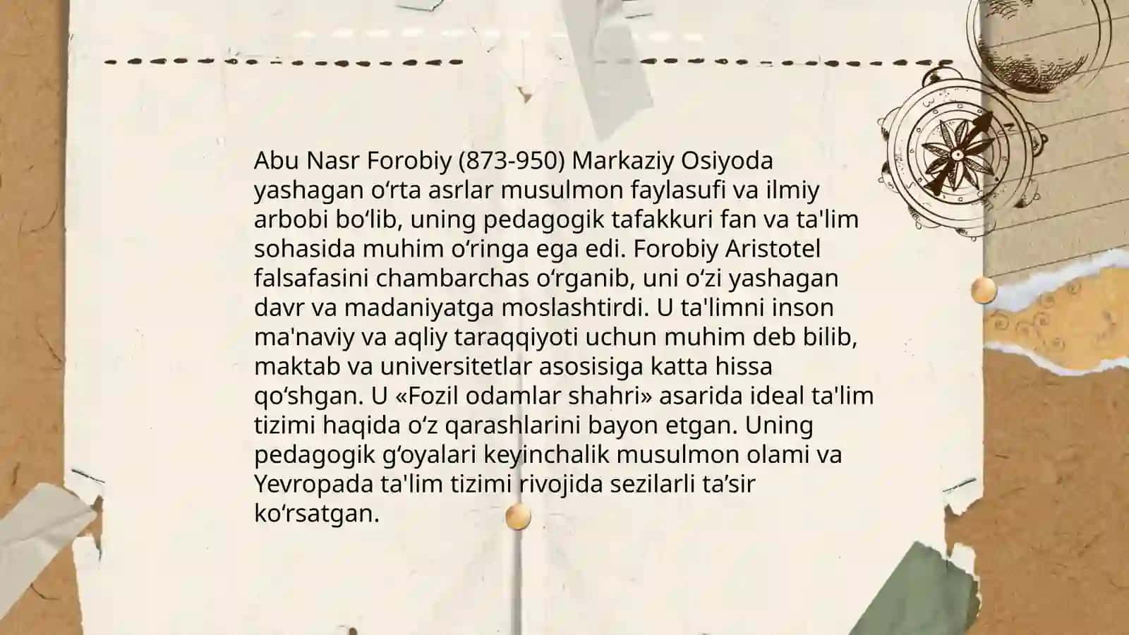 Sharq mutafakkirlarining pedagogik qarashlari 4