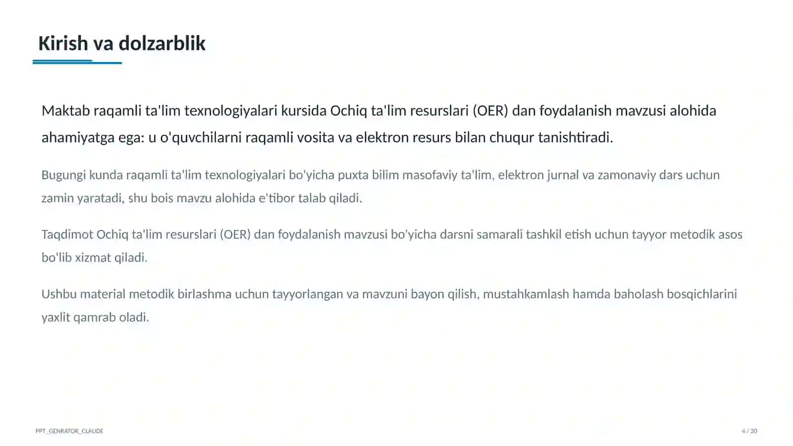 Raqamli Ta'lim Texnologiyalari 4