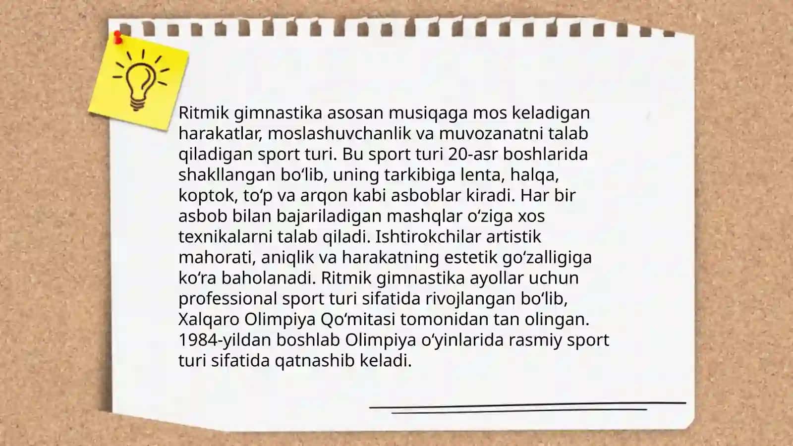 Musiqaviy ritmik gimnastikani rivojlanish bosqichlari 4