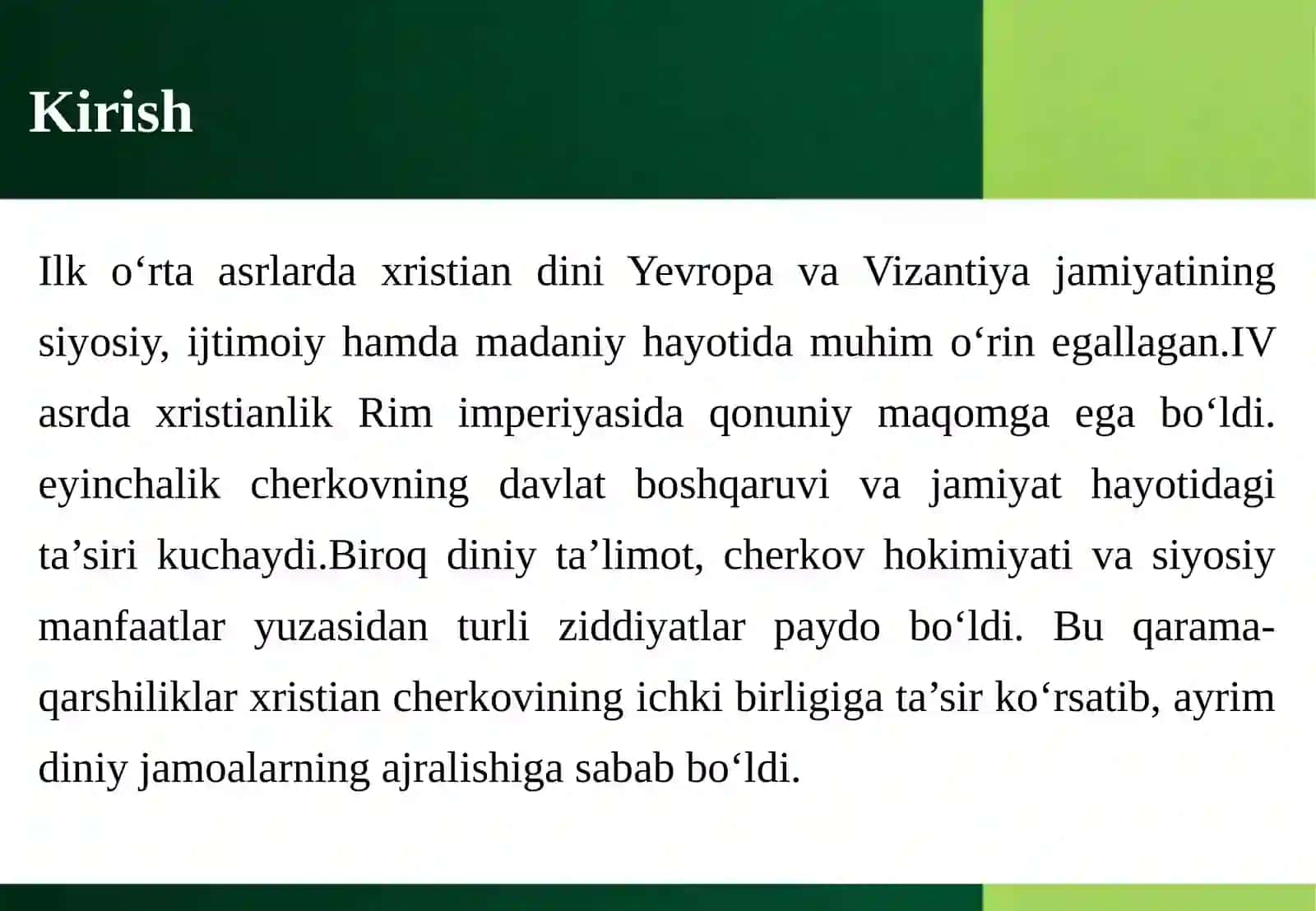 ILK O‘RTA ASRLARDA XRISTIAN CHERKOVIDAGI ZIDDIYATLAR 4