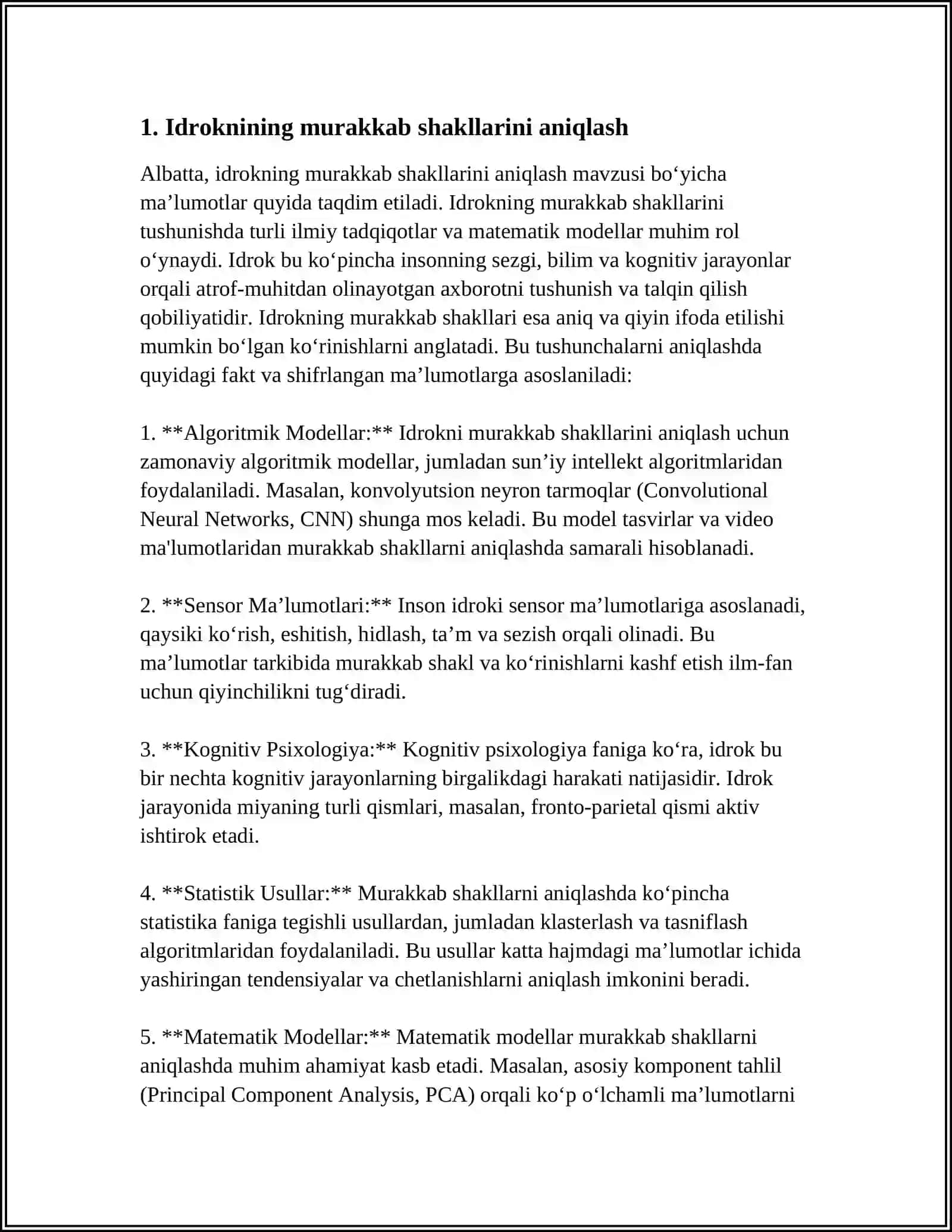 IDROKNING MURAKKAB SHAKLLARI VA ULARNING OʻRGANISH METODLARI 4