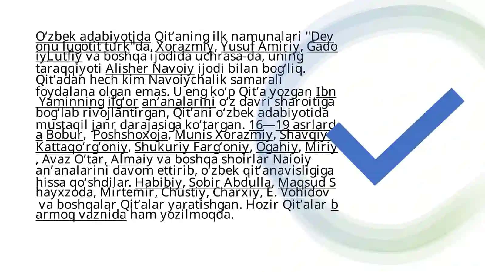 Navoiy qit'alarini sharhlash va navoiyshunoslik taraqqiyoti 4