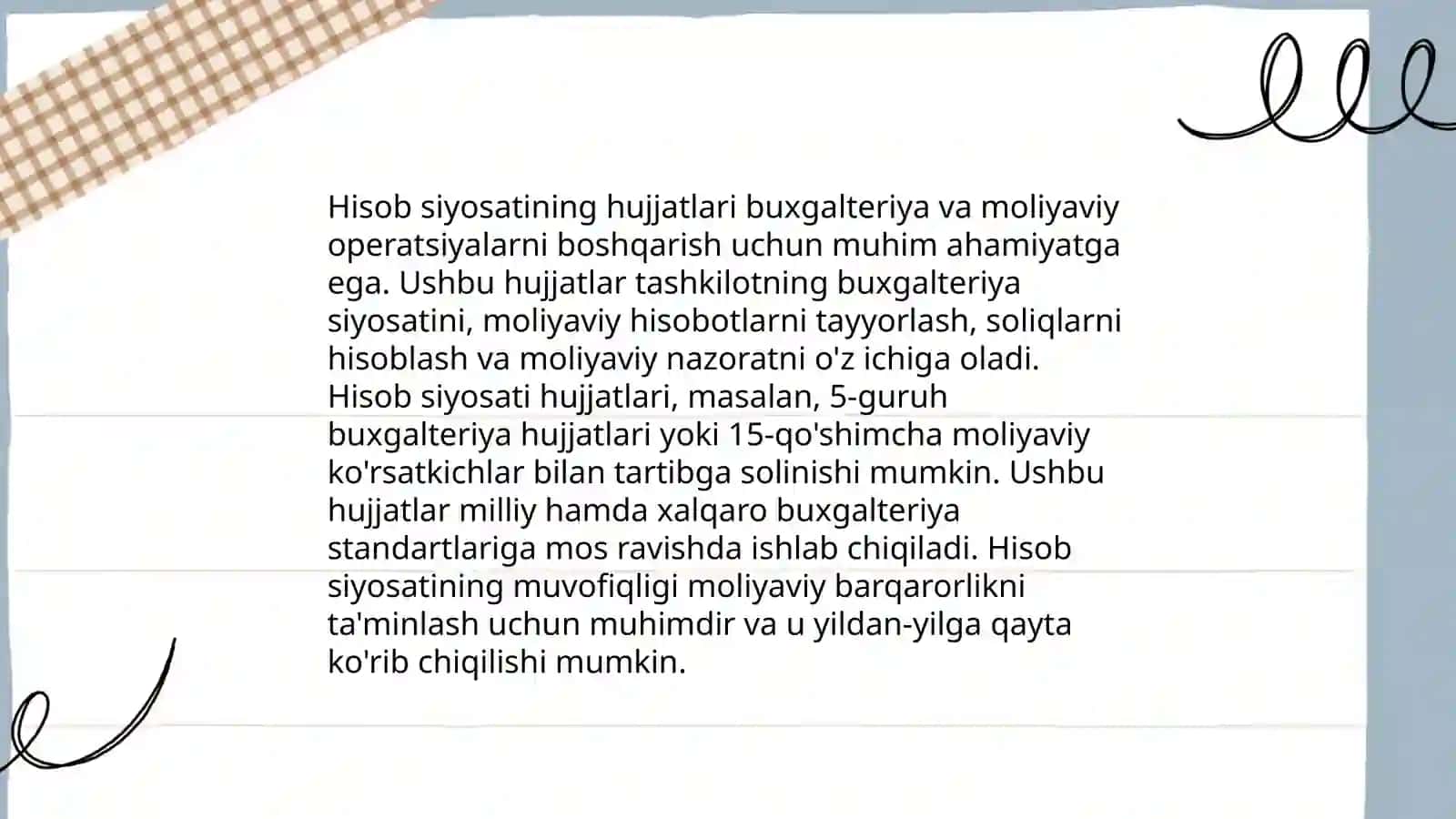 Hisob siyosati auditi 4