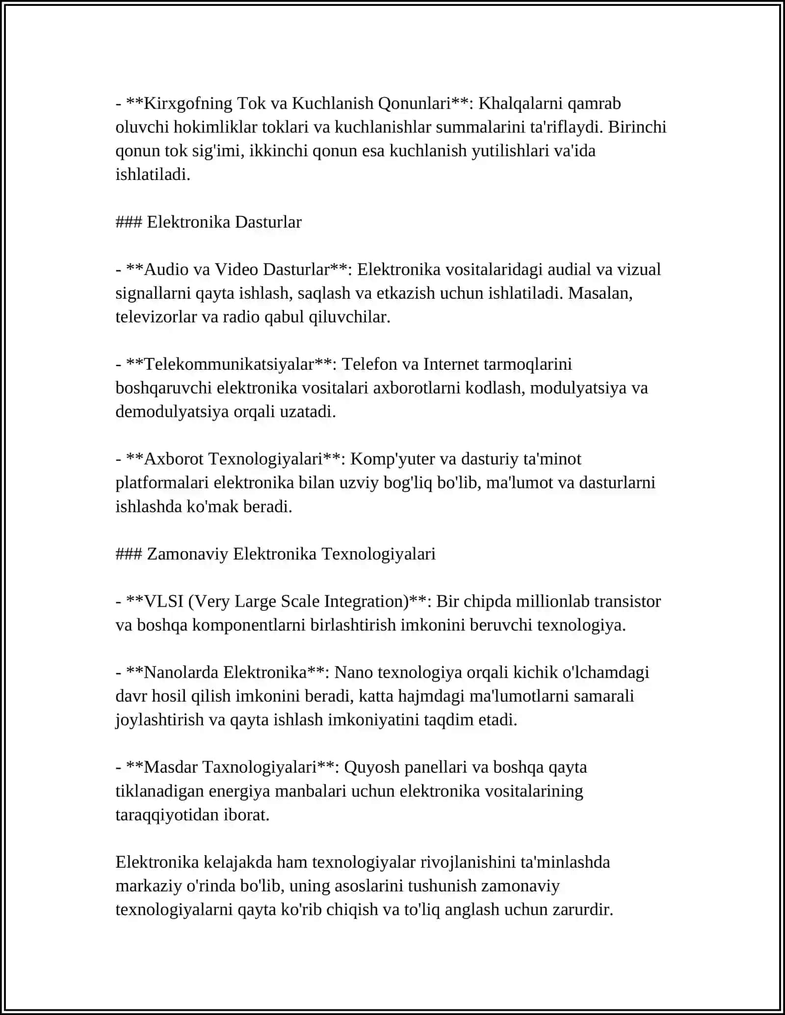 Elektronika asoslari 4