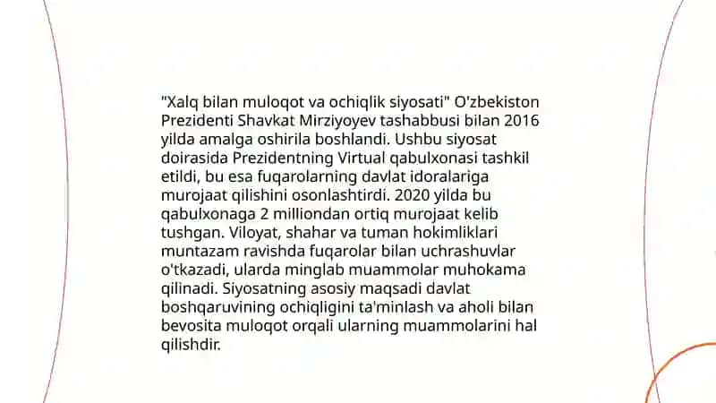 Yangi O'zbekistonda davlat boshqaruvi islohotlari 4
