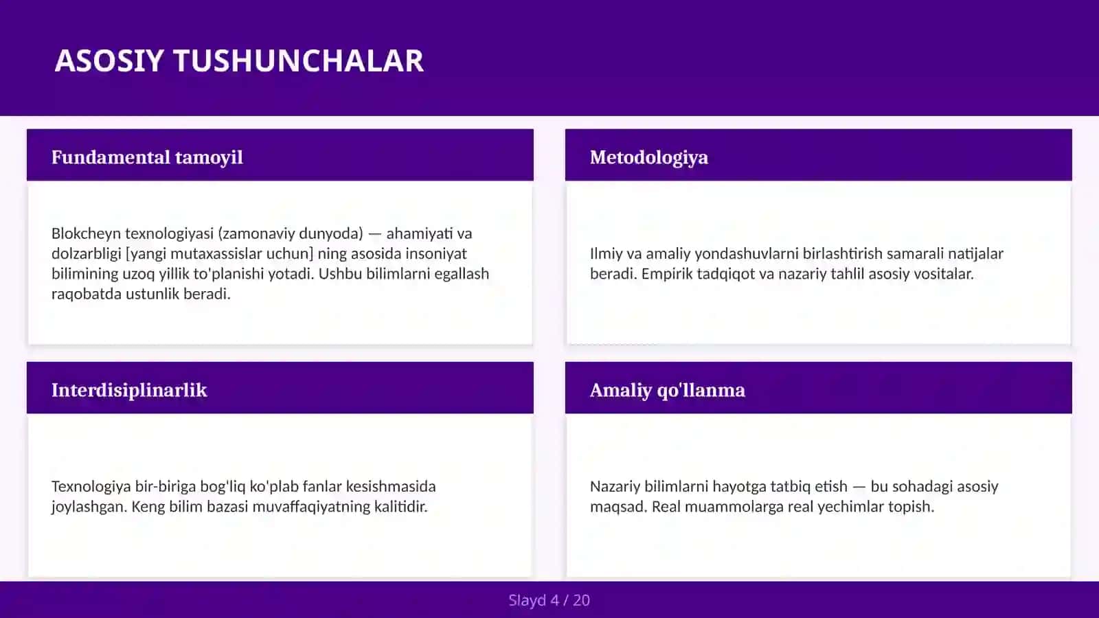 Blokcheyn texnologiyasi (zamonaviy dunyoda) — ahamiyati va dolzarbligi [yangi mutaxassislar uchun] 4