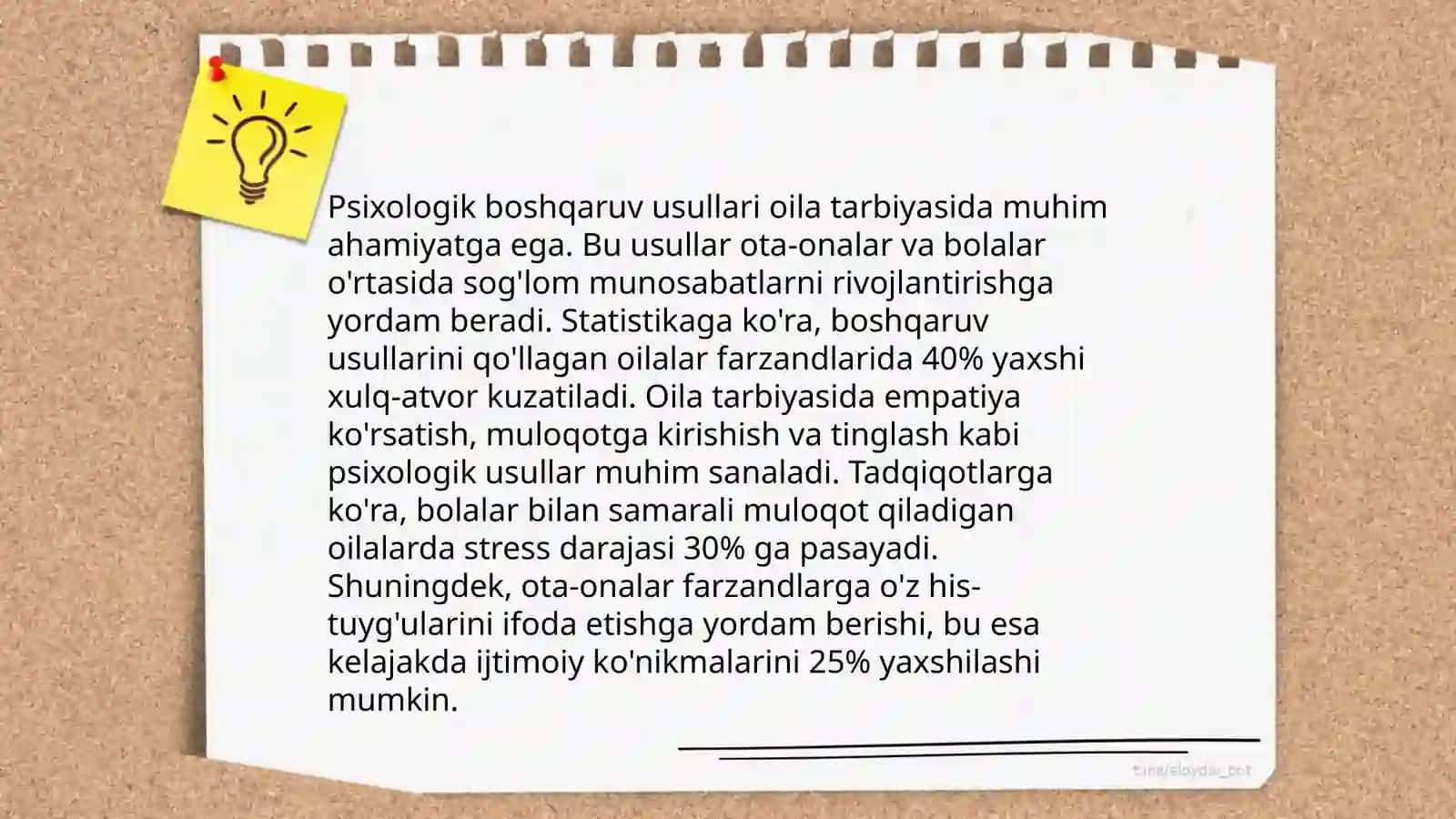 Oilada tarbiya va boshqaruv nazariyalari 4