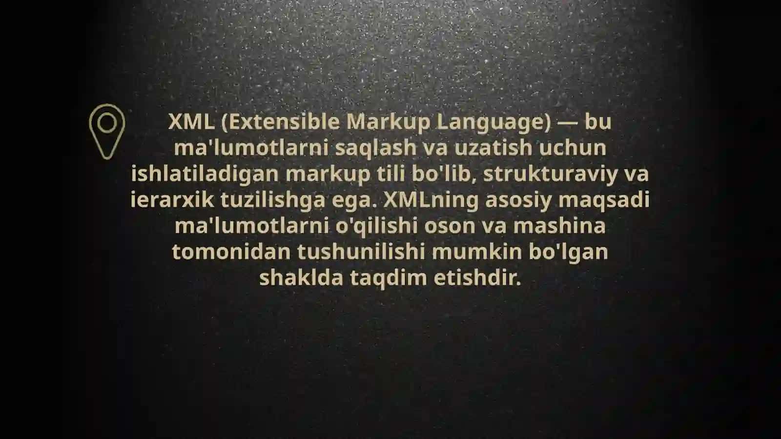 XML va ma`lumotlar ba`zasi 4