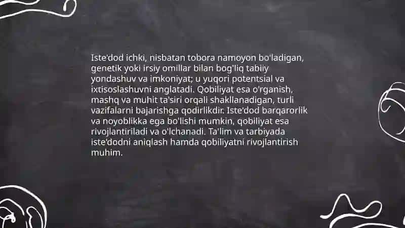Qobiliyat 4